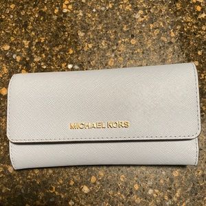 Michael Kors Tri-Fold Leather Wallet